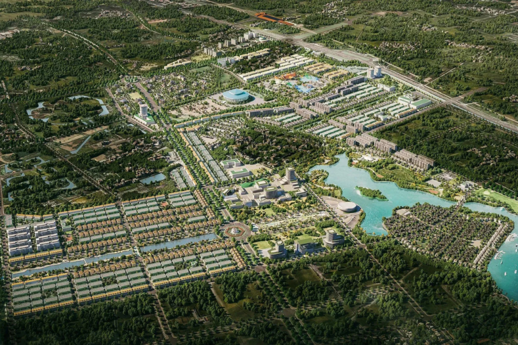 Sun Group Bắc Ninh là dự án đại đô thị quy mô hàng trăm ha phát triển tại Từ Sơn và Tiên Du, định hướng trở thành khu đô thị sinh thái, văn hóa, nghỉ dưỡng và thương mại hiện đại của Bắc Ninh trong giai đoạn 2025–2030.